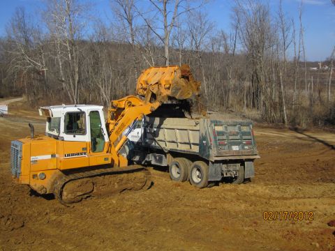 Materials Yard With Libhere Loader